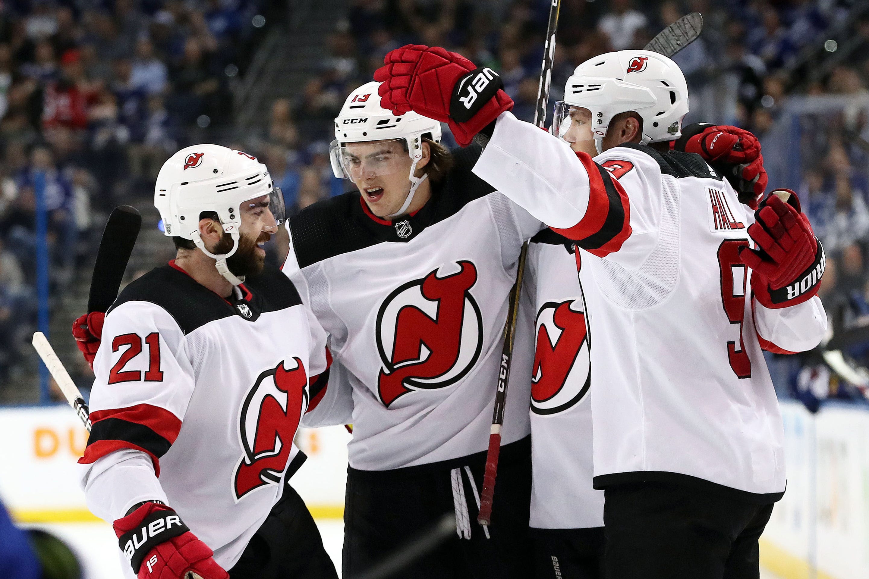 NJ Devils starting lineup projection 